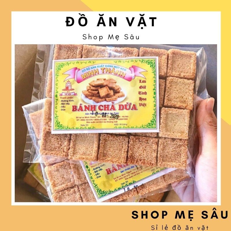 Gói 20 Miếng Bánh Chả 💖 FREESHIP 💖 Bánh Chả Dừa Minh Thành Siêu Giòn Ngon