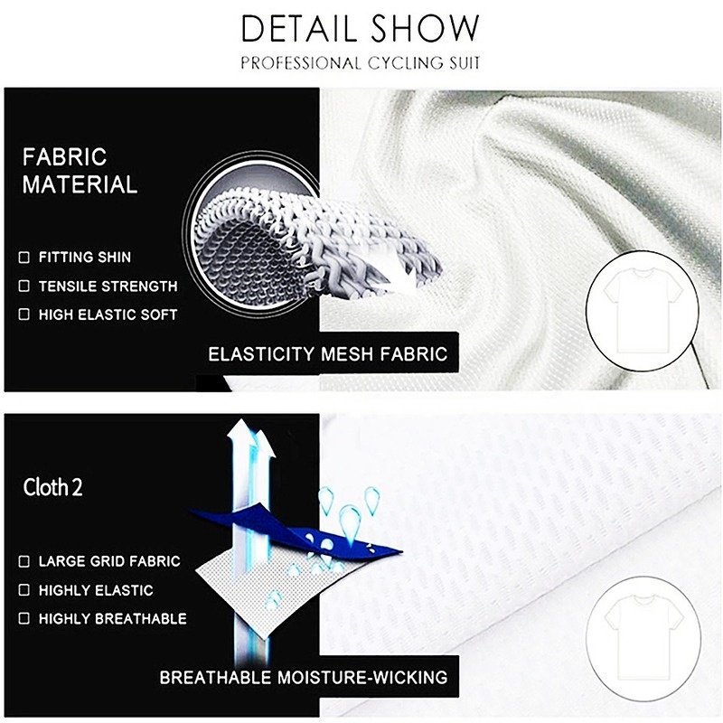 Bộ Quần Áo Chạy Xe Đạp Tay Ngắn Thời Trang Cho Nam