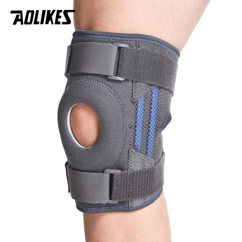 Bó Gối Thể Thao Kneepad Có Lò Xo Trợ Lực Và Dây Quấn Cố Định (1 Chiếc)