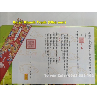 🙏🙏🙏 Bộ sớ Khánh Trạch - sớ về nhà mới