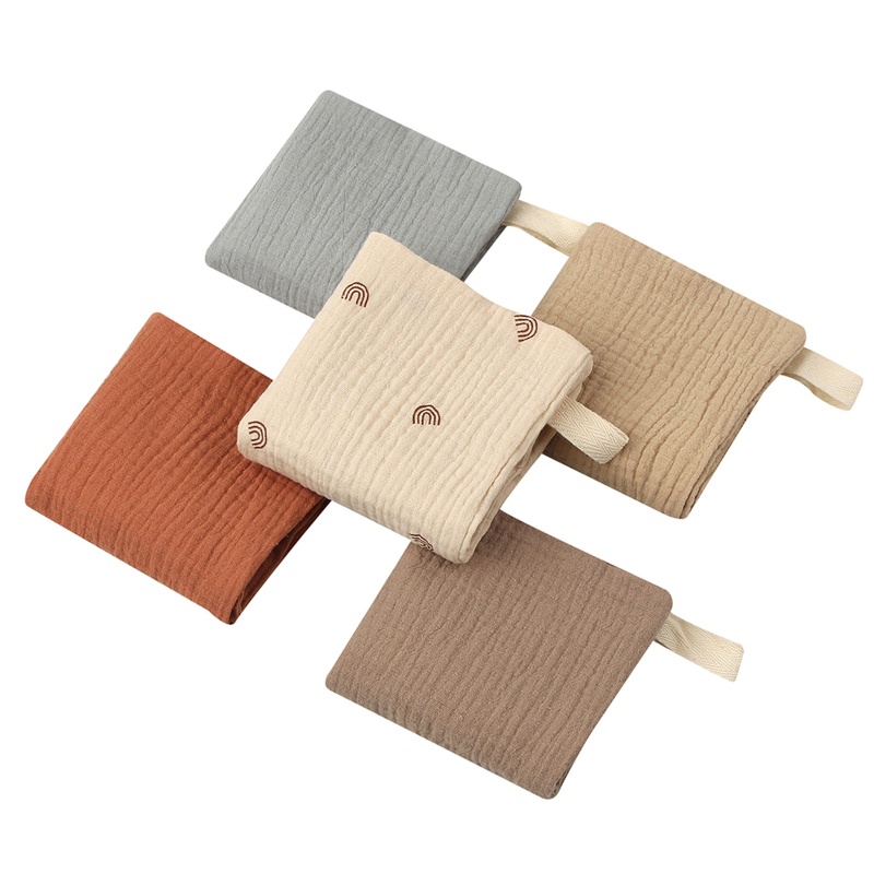Bộ 10 Khăn Lau Cotton Mềm Mại Thấm Hút Tốt Cho Bé