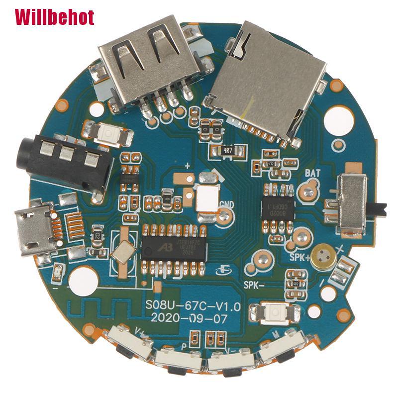 Bảng mạch khuếch đại âm thanh mp3 bluetooth 3.7-5V đa năng