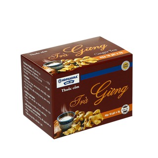 Trà gừng của Dược Hải Dương hộp 10 gói x 3g