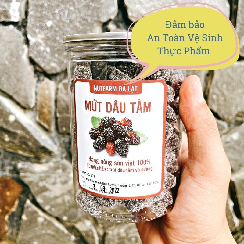 Kẹo dâu tằm 400gr NutiFarm đồ ăn vặt đà lạt vừa ngon vừa rẻ