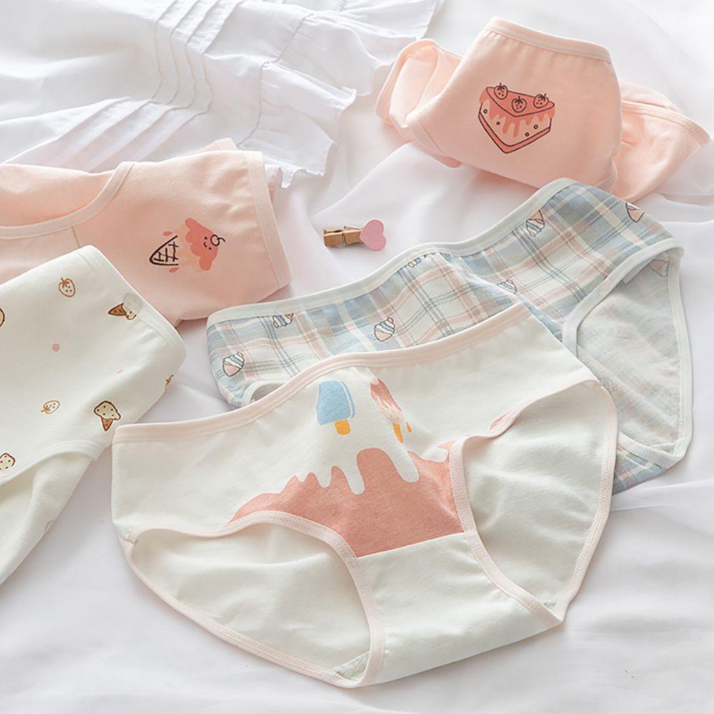 OCEANMAP Quần Lót Cotton Không Đường May Gợi Cảm Dành Cho Nữ