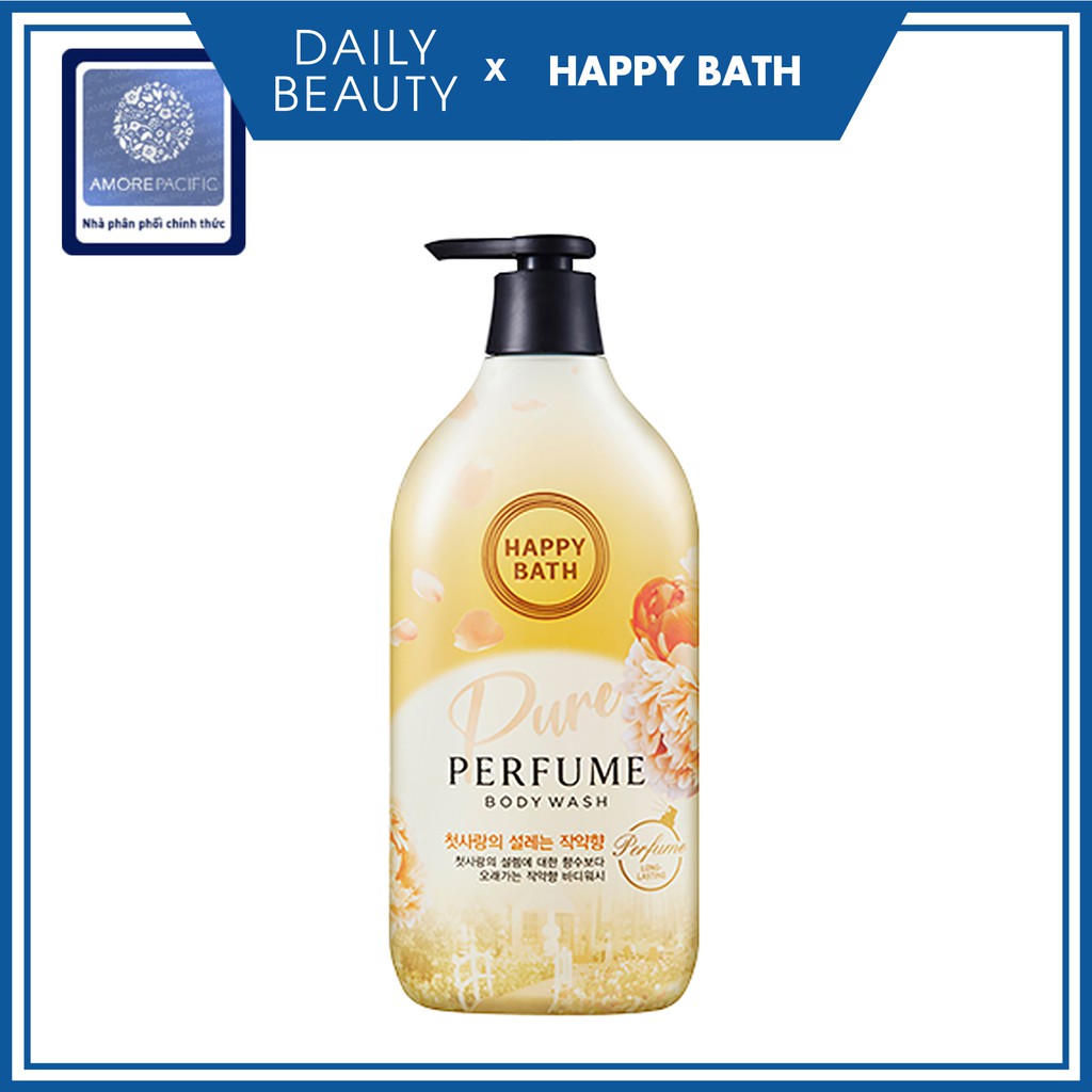 Sữa Tắm Cao Cấp Hàn Quốc HAPPY BATH Body Wash - Pure White Peony Daily Beauty Official