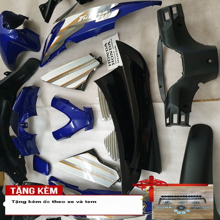 Bộ dàn áo xe FUTURE Neo Màu Xanh Tím Than -- Bộ nhựa xe máy - B2020