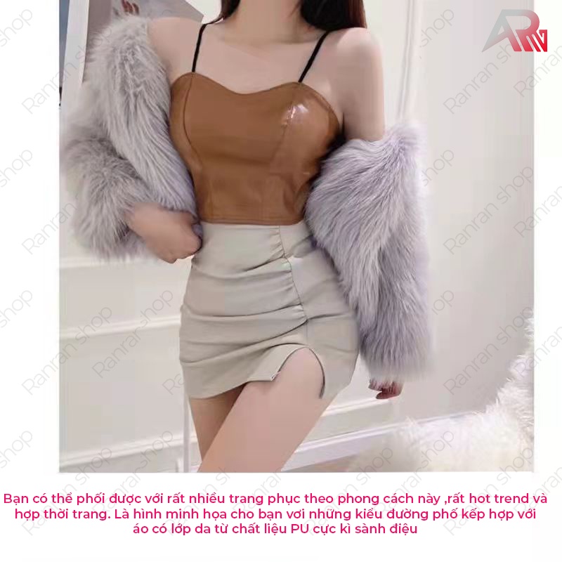 Áo bra 2 dây - áo lót nữ - áo bra 2 dây da PU sang chảnh hot trend chính hãng loại 1 | WebRaoVat - webraovat.net.vn