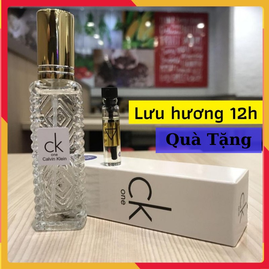 Nước Hoa mini C.K One 20ml 6D Cực Thơm Lưu Hương 12h Mùi Hương Cá Tính, Năng Động Nước Hoa Nữ Chính Hãng | Thế Giới Skin Care