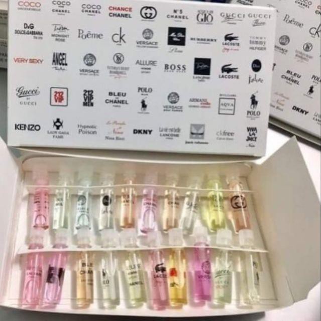 BỘ NƯỚC HOA TEST 20 MÙI MINI | BigBuy360 - bigbuy360.vn