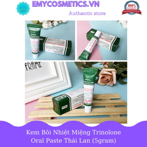 Kem Bôi Nhiệt Miệng Trinolone Oral Paste Thái Lan