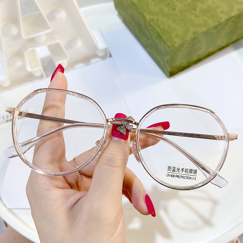 Mắt Kính Gọng Tròn Chống Ánh Sáng Xanh Jz2257 | BigBuy360 - bigbuy360.vn