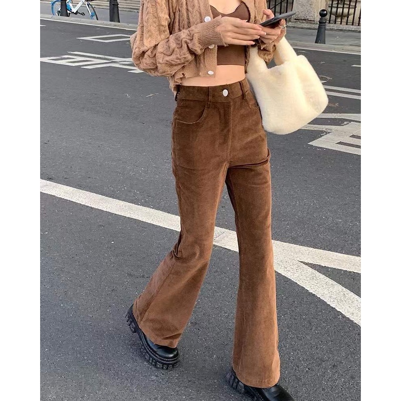 Quần Dài Nữ Ống Loe Thời Trang Hàn Quốc