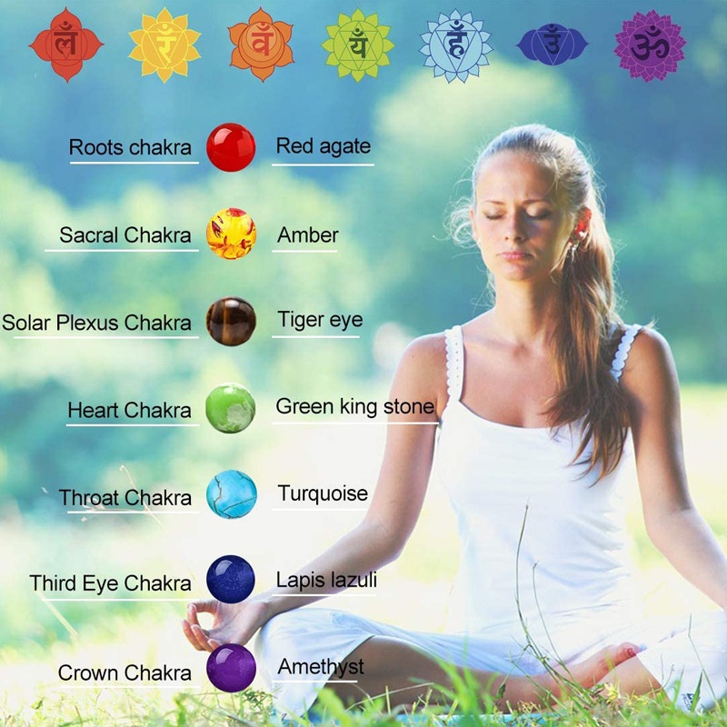 Vòng tay Lava Rock stone - Mặt vòng Tree life - Cây sự sống - Chakra 7 luân xa Song An Eco