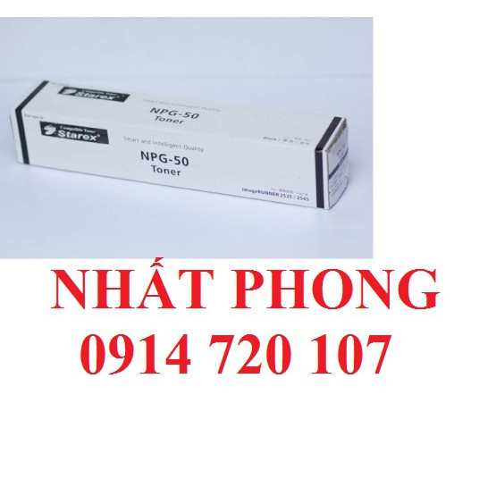 [Mã 267ELSALE hoàn 7% đơn 300K] Mực Photocopy Canon NPG 50 - Canon iR2535, iR2545