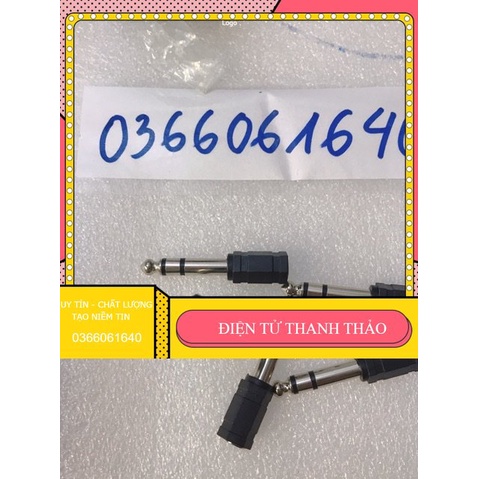 2 chiếc jack nối 6ly ra 3.5
