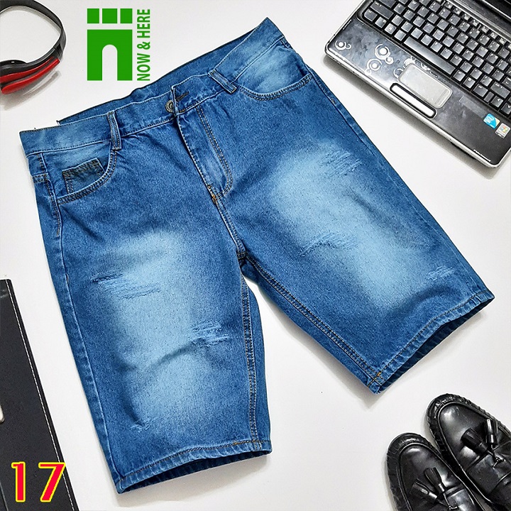 Quần short jean nam có BIG SIZE (đến 100kg), quần ngố BIGSIZE cao cấp, chất co giãn nhẹ - NH Shop | BigBuy360 - bigbuy360.vn