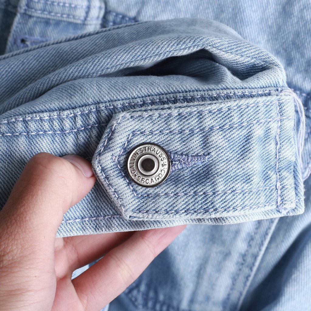 Áo khoác nam Denim Galvin bộ 4 màu áo khoác bò AKGV14  - Leo Vatino | BigBuy360 - bigbuy360.vn