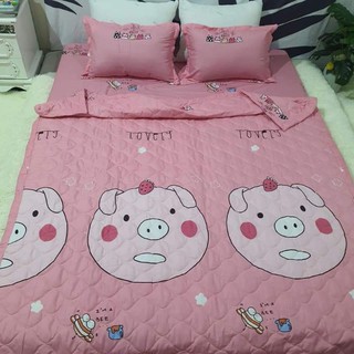 Set hè cotton poly ga nệm từ m2*2m.m6*2m.m8*2m.ghi phần lưu ý kích thước ga nệm giúp shop a