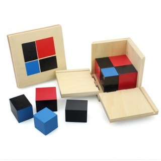 Giáo cụ Montessori khối toán học nhị thức