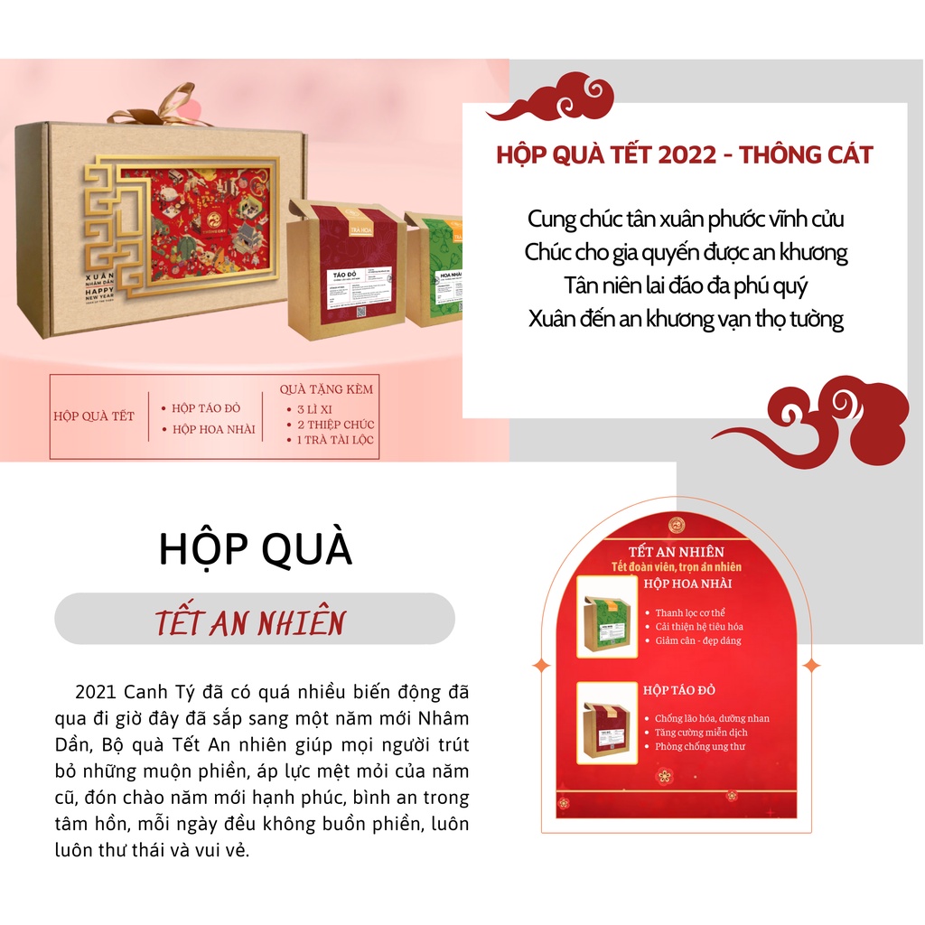 SET quà Tết AN NHIÊN Đông y gia truyền Thông Cát - Bộ quà TẾT NHÂM DẦN 2022_Xua tan muộn phiền tận hưởng năm mới bình an | BigBuy360 - bigbuy360.vn