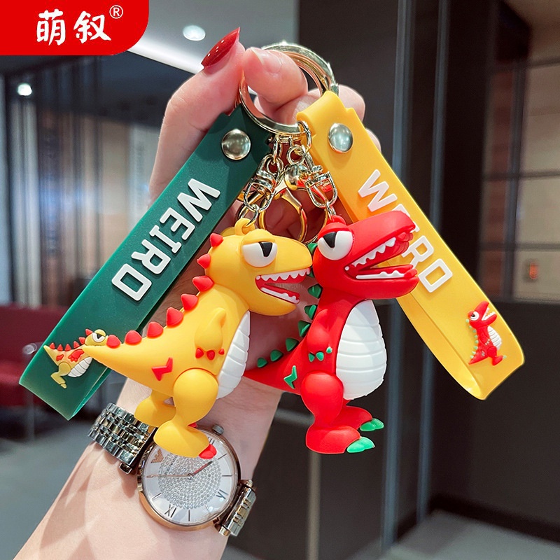 Móc Khóa Hình Khủng Long Hoạt Hình Dễ Thương