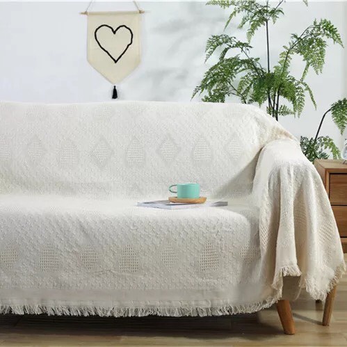 Thảm sofa vải dệt cao cấp, Khăn trải bàn vintage