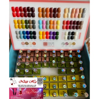 Sét sơn gel very good nail 60 mầu - tặng kèm bảng màu, base top