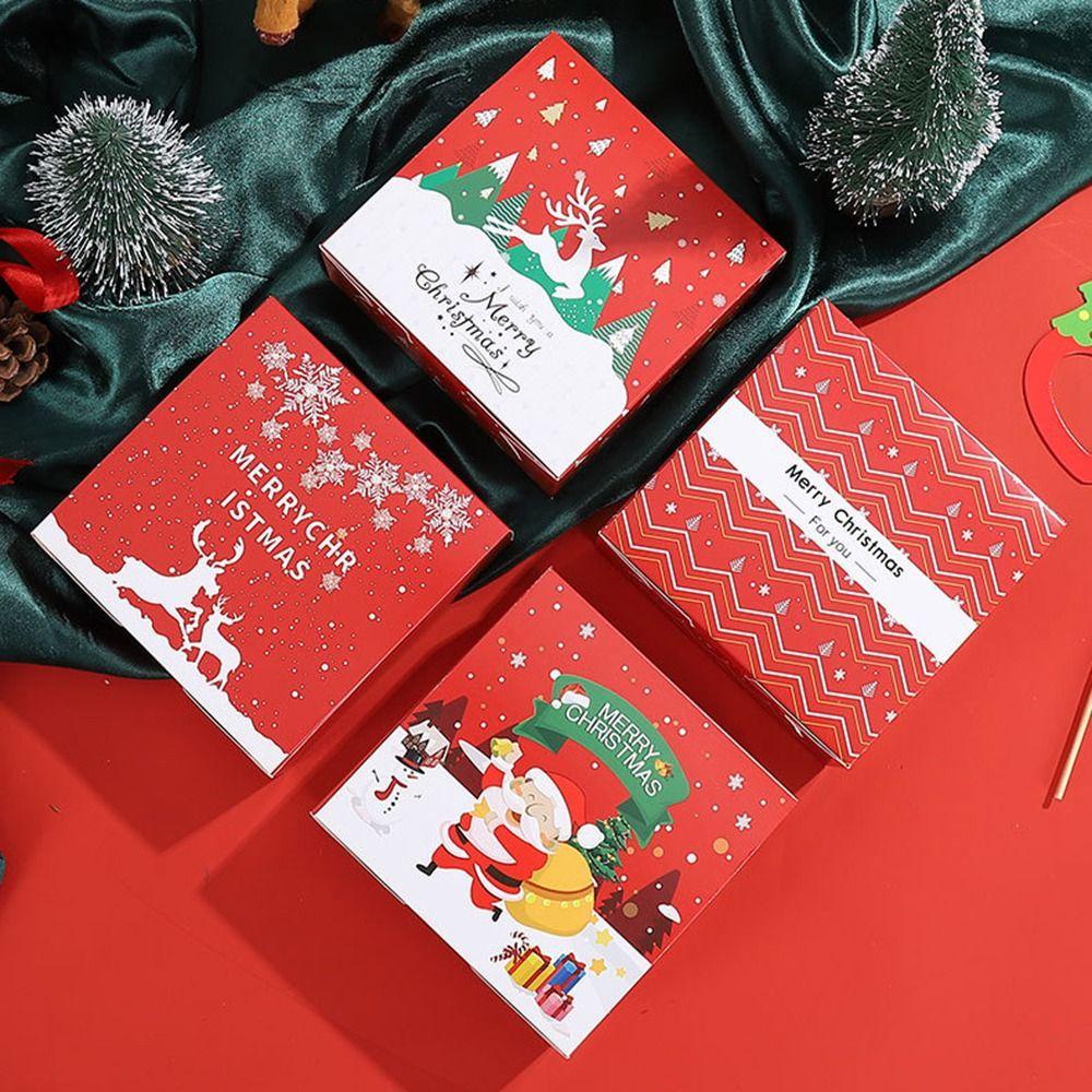 CHOOKEY Set 5 Hộp Đựng Bánh 4 Ngăn Xinh Xắn Tiện Dụng Ốp