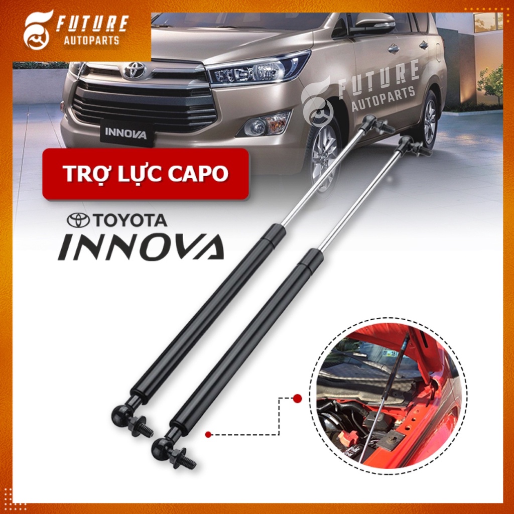 [Toyota Innova] Bộ 2 Ty thuỷ lực, ty trợ lực nâng capo xe Toyota Innova - Future Autoparts
