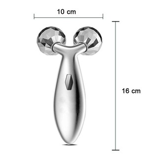 Cây lăn massage mặt inox