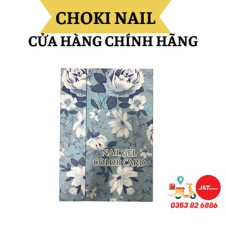 Sổ gắn móng mẫu nail, Sổ giấy làm bảng 120 màu và 180 màu nail
