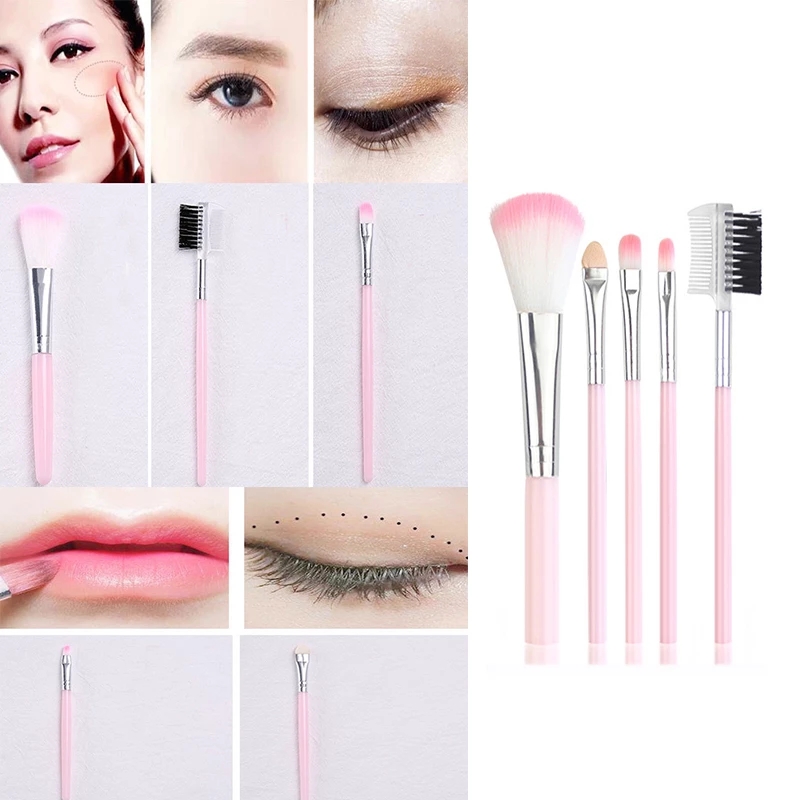 Set 5 cọ trang điểm chuyên nghiệp cao cấp