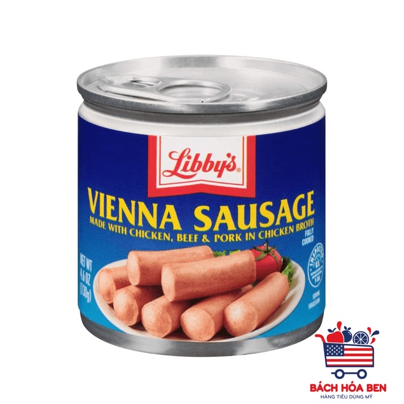 [Date 2023] Xúc xích Vienna Libbys Mỹ 130g