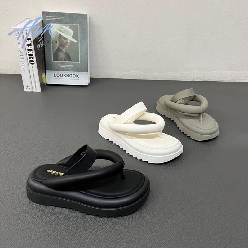Dép Da Mềm Đế Dày Phong Cách Nhật Bản Thời Trang Mùa Hè 2022 Cho Nữ