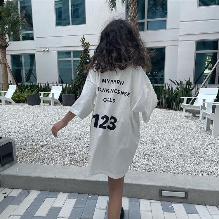 RRR123 old short-sleeved Vintage tee high street loose American casual couple T-shirt