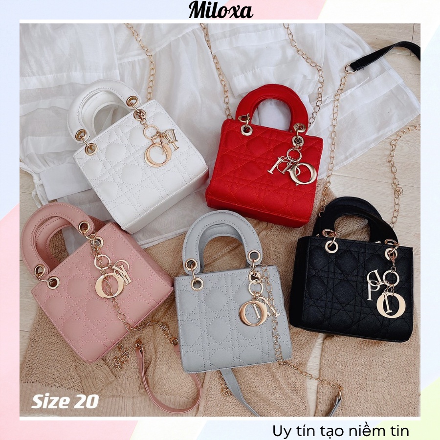 TÚI XÁCH NỮ HỘP VUÔNG DIOR CỰC SANG CHẢNH ĐI CHƠI ĐI DỰ TIỆC MILOXA