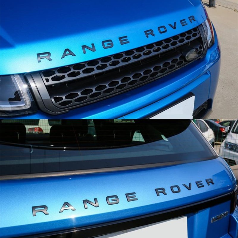 Miếng Dán Trang Trí Mui Xe Hơi Land Rover Range Rover SV Evoque L322 Vogue Velar L405 Chất Liệu Abs