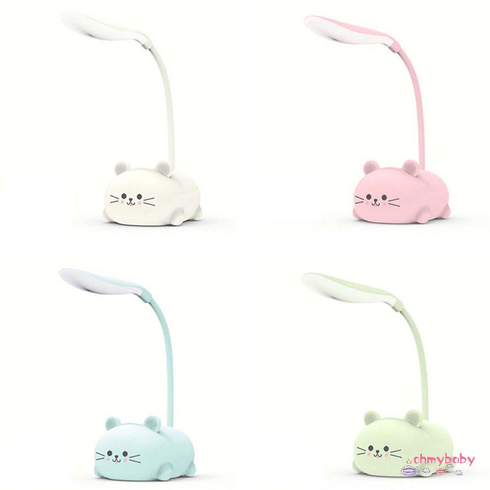 Đèn bàn Phim hoạt hình dễ thương Mèo cưng Đèn ngủ Usb Đèn bàn Led có thể sạc lại [8/5]