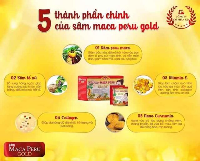 SÂM MACA PERU GOLD