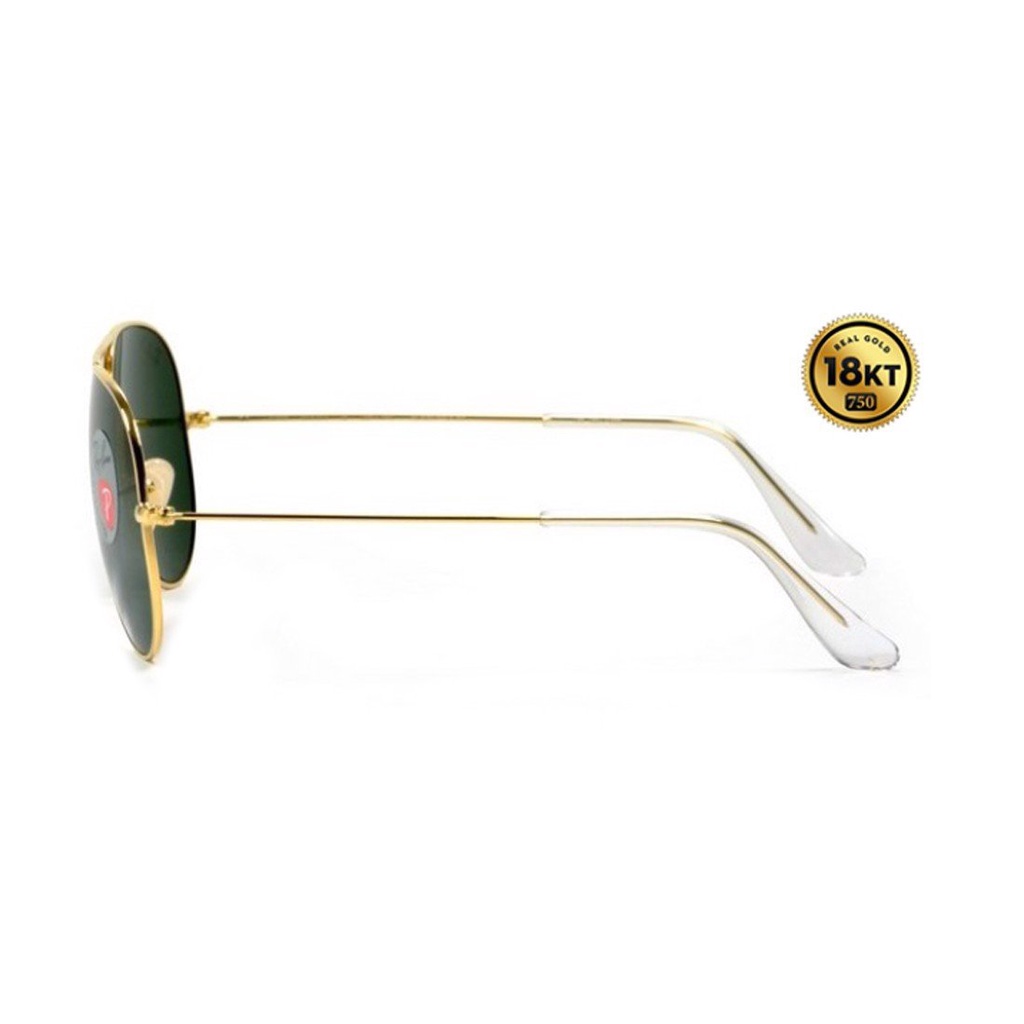 Kính mát Rayban RB3025K Aviator Solid Gold 18KARAT 160/N5 chính hãng