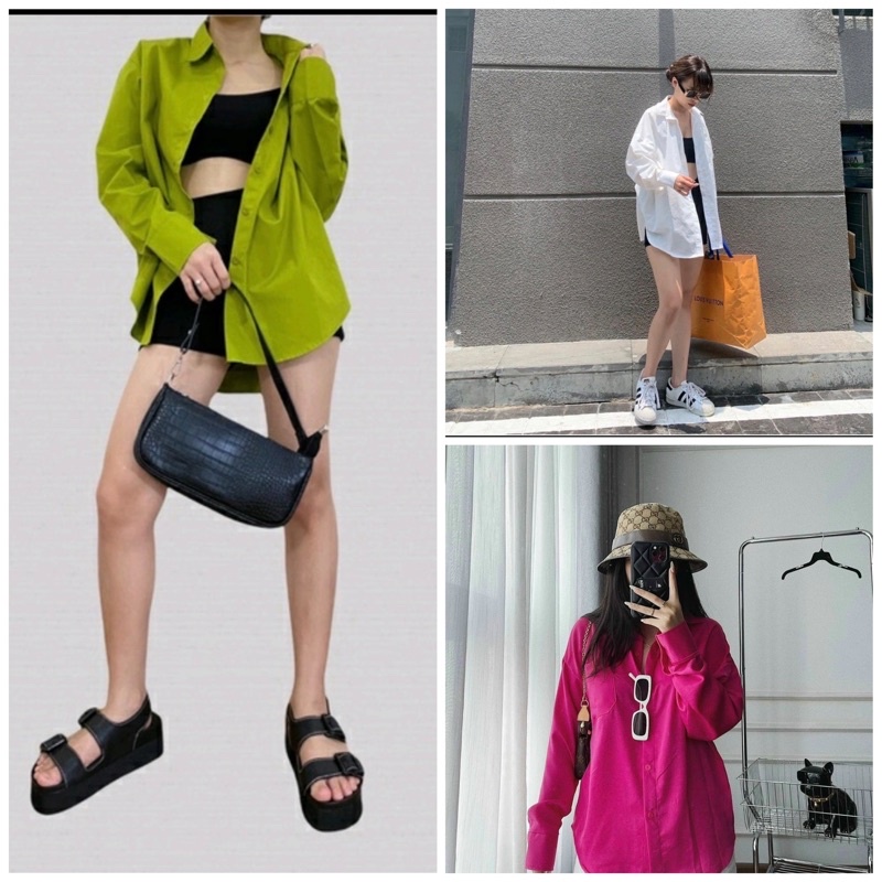 [Hàng mới về] Áo Sơ mi dáng rộng