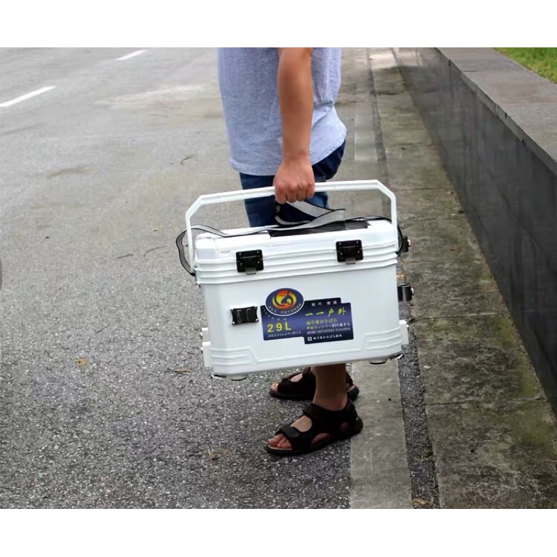 Thùng câu đài 29L+ pas inox