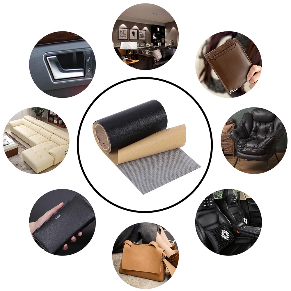 Băng Keo Dán Sửa Chữa Ghế Sofa Chất Liệu Da Tự Dính Đa Màu Sắc