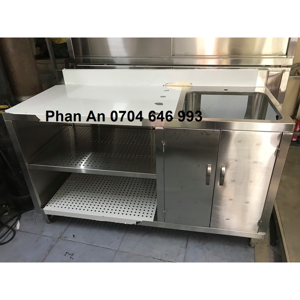 [Xuất xưởng bao chất lượng]-Chậu rửa inox công nghiệp theo yêu cầu BH 24 tháng