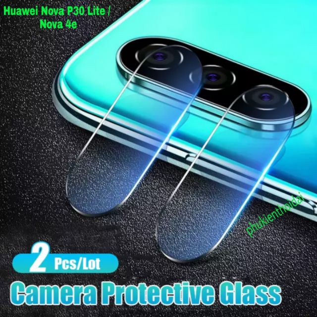 Cường lực Camera cho Huawei P30 Lite / Nova 4E đủ phụ kiện
