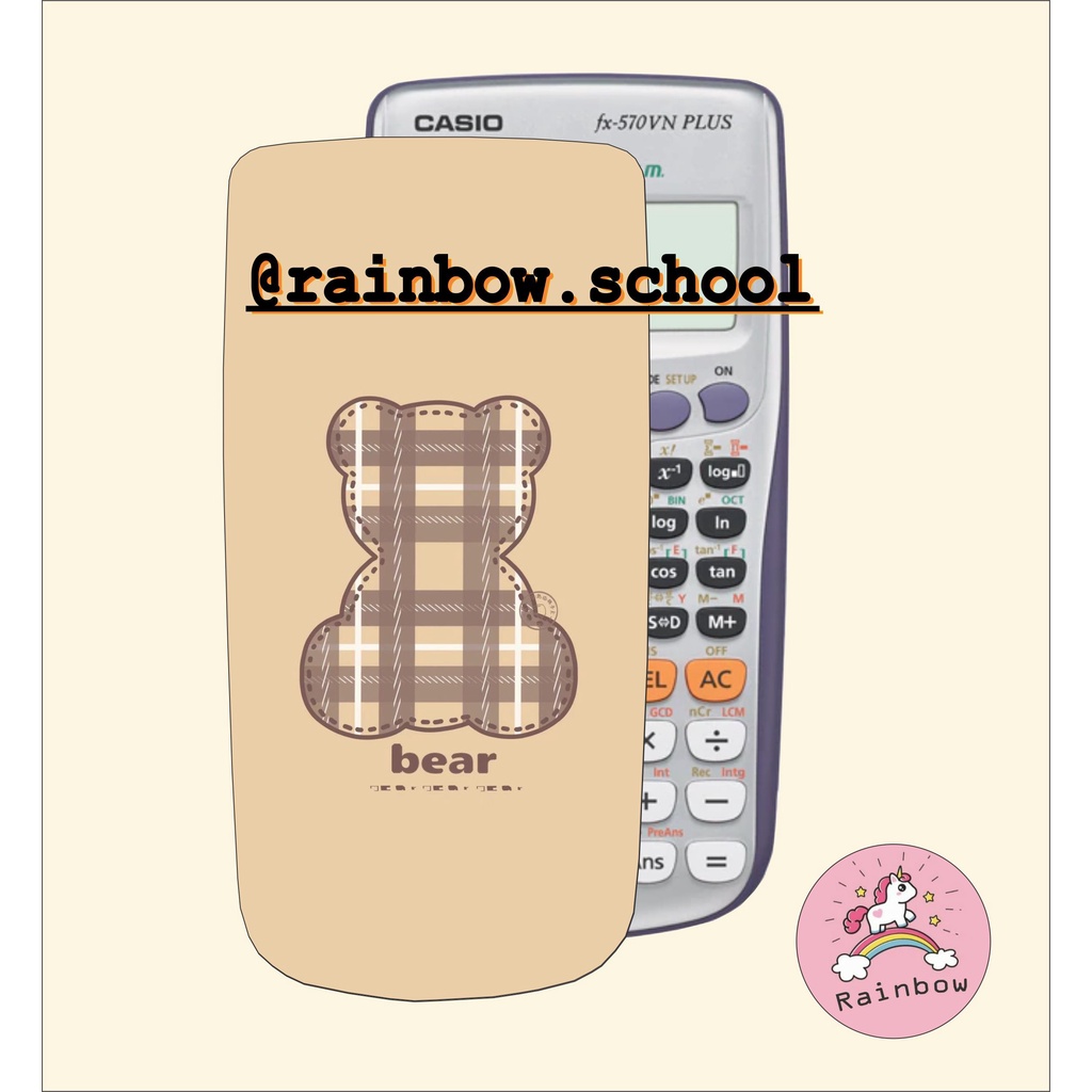 In decal máy 570 plus theo yêu cầu dán đề can máy tính cầm tay bỏ túi casio fx 570 vn plus trang trí skin đẹp dễ thương