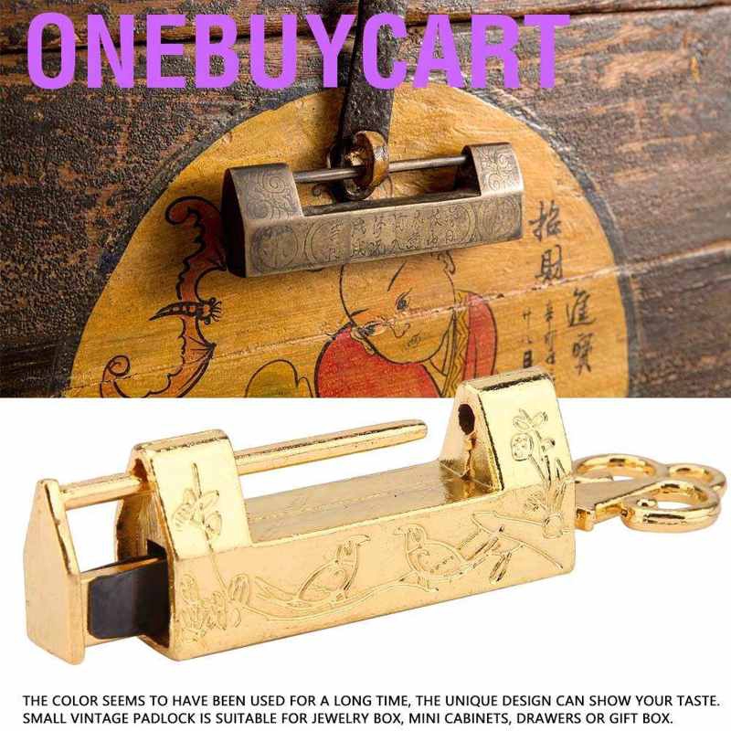 Ổ Khóa Hình Bông Hoa Phong Cách Vintage