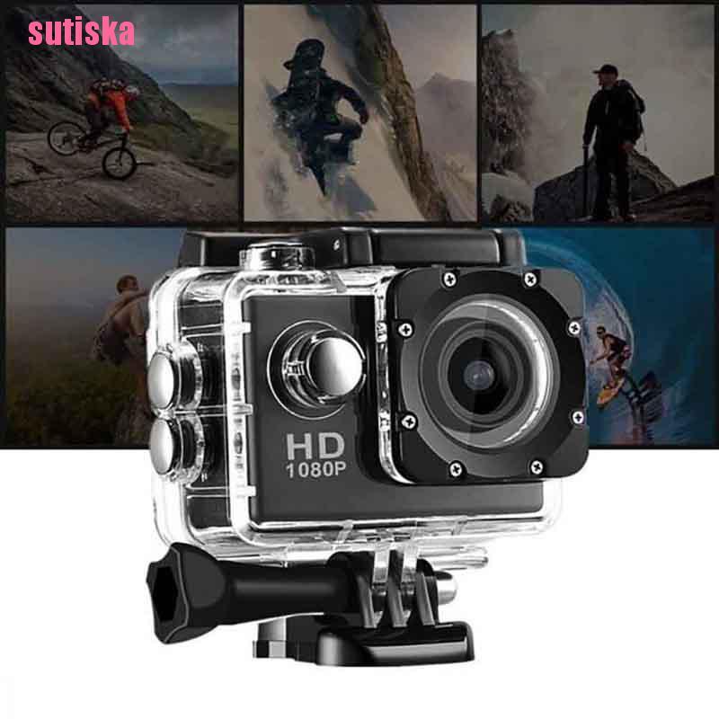 Camera hành trình thể thao sutiska Full HD chống thấm nước có điều khiển từ xa | BigBuy360 - bigbuy360.vn