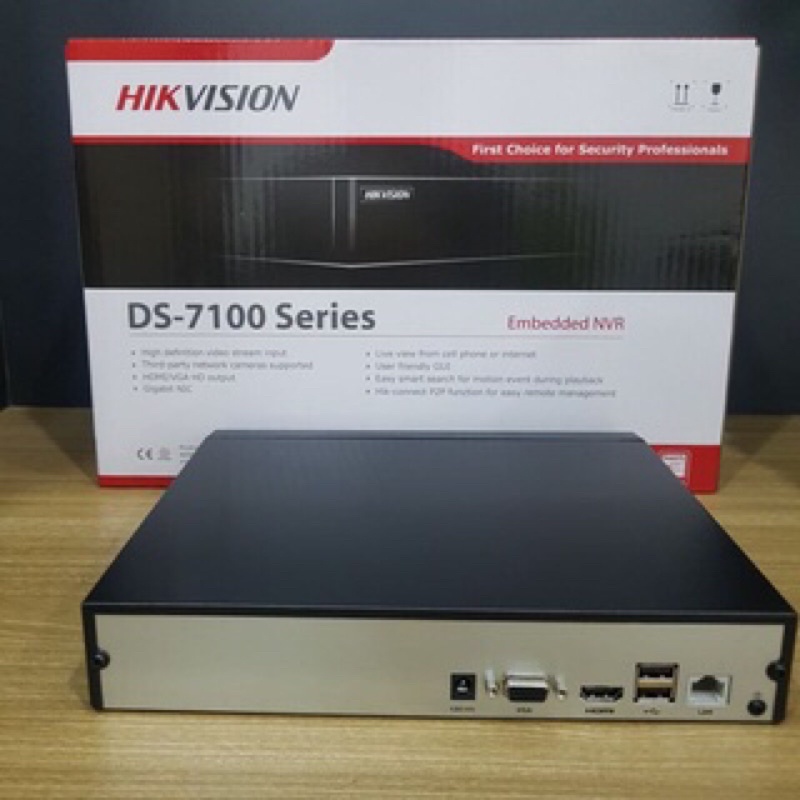 Đầu ghi hình camera IP 8 kênh, vỏ sắt HIKVISION DS-7108NI-Q1/M